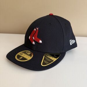 NWT New Era 59FIFTY Boston Red Sox MLB Authentic Collection Fitted Cap Hat Sz 8